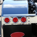 Escualizable 2.5" Entre Tornillos Par Acero Inox, Para Luz Redonda