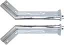 Brazo Porta Aleton 1" 1/8 Entre Tornillos Par Acero Inoxidable 45 Grados