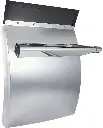Guardapolvo Ranchero 24"x29" Acero Inoxidable Base Ovalada Par