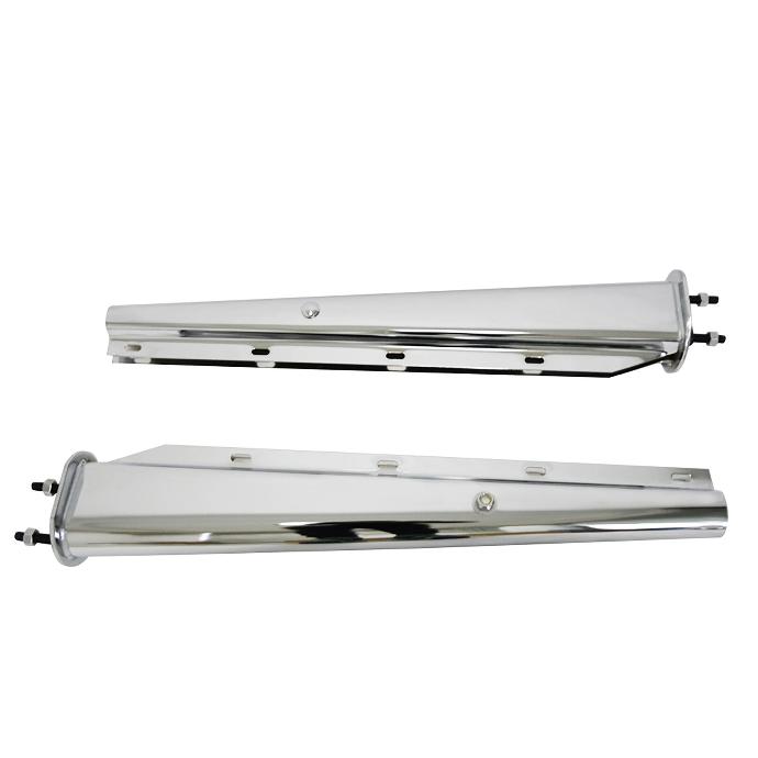 Brazo Porta Aleton 2.5" Entre Tornillos Par Acero Inoxidable