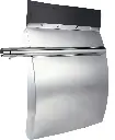 Guardapolvo 24X29 Ranchero Acero Inoxidable Base Redonda Par