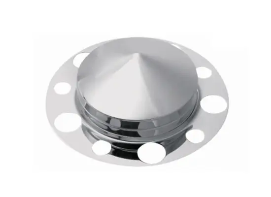 Tapa Bocin Delantera Punta Diamante Cromada 