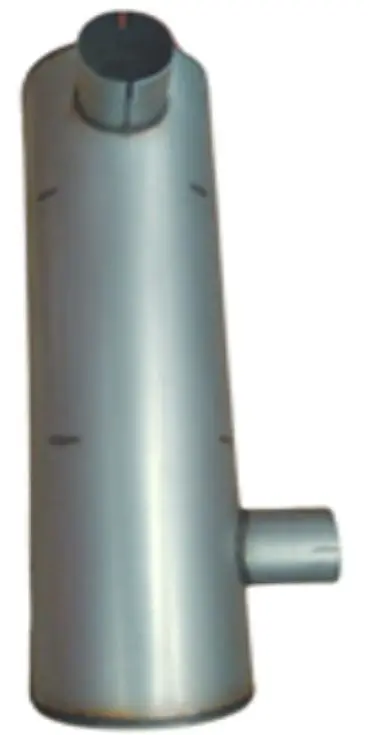 Silenciador Redondo 4 Arriba X 4 Lateral X10,5X36 