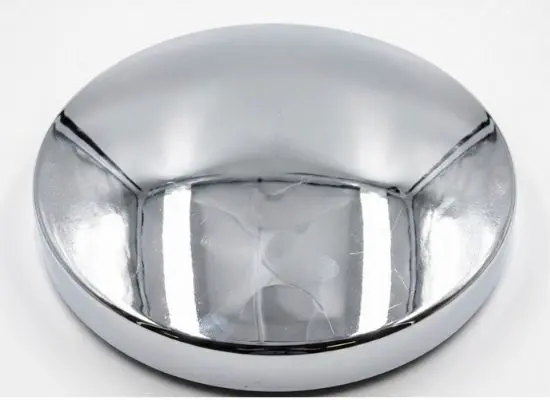 Tapa Eje Trasera Punta Redonda Cromada Diametro Interno 8" 1/8 