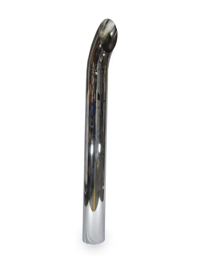 Punta De Mofle Curva 5" X 48" Cromada