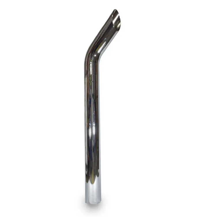 Punta De Mofle Cacho De Toro 4" X 48" Cromada