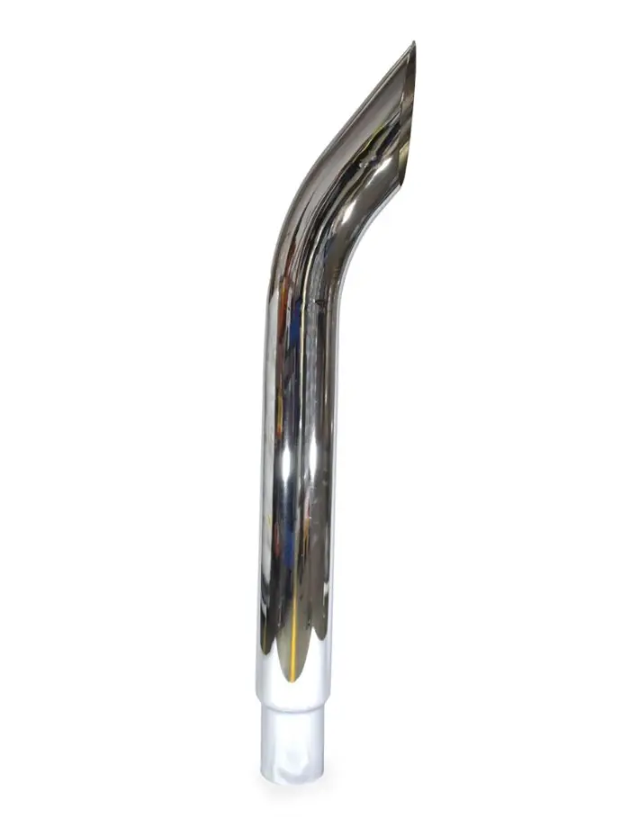 Punta De Mofle Cacho De Toro 4" Ampliada A 5" X 48 Cromada