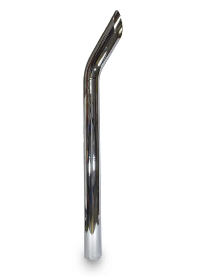 Punta De Mofle Cacho De Toro 4" X 60" Cromada