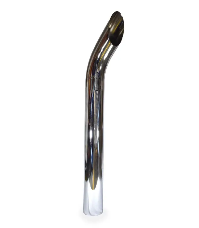 Punta De Mofle Cacho De Toro 5" X 48" Cromada