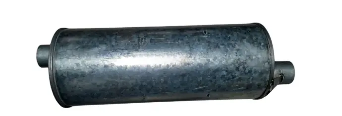 Silenciador Redondo 8 X 21 In/Out 2-3/8  Galvanizado