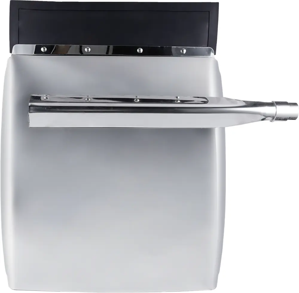 Guardapolvo Ranchero 24"x32" Acero Inoxidable Base Ovalada Par