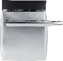Guardapolvo Ranchero 24"x32" Acero Inoxidable Base Ovalada Par