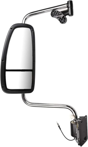[HM-IN0360YZL] Espejo Completo International Eagle 9400 Izquierdo Calentador/Motor, Cromado