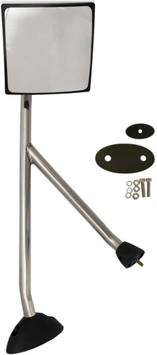 [HM-IN0150L] Espejo Capot Brazo International Prostar Izquierdo, Cromado