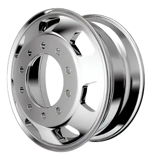 [22.5X8.25SC] Rin Disco Tipo Americano 7 Ventana Cuadrada Aluminio 8000Lbs