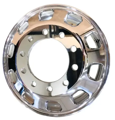 [22.5X8.25SC10] Rin Disco Tipo Americano 10 Ventana Cuadrada Aluminio 8000Lbs 