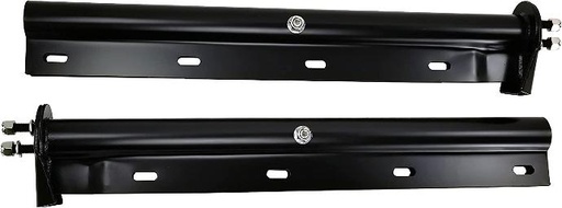 [HM-649B-SL] Escualizable 1-1/8" Entre Tornillos Negro 