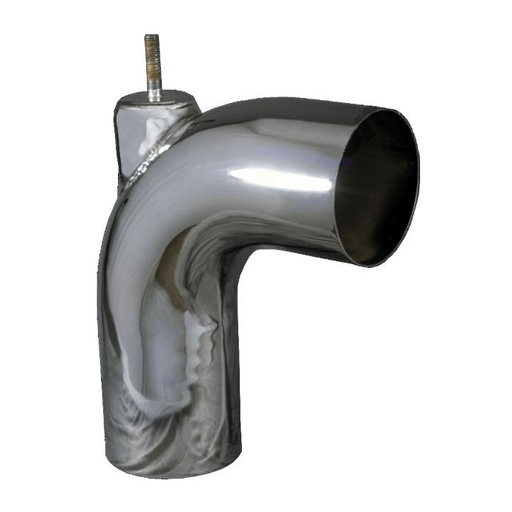 [HM-EA5FR-C] Codo Freightliner 5"  Con Tornillo Cromado