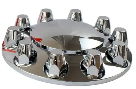 [HM-331S] Tapa Piña Delantera Punta Redonda ABS con Tapa Tuercas